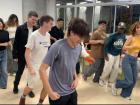 Here are our students dancing the Cotton Eye Joe!