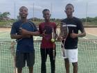 MATCH Foundation also built some tennis courts at the new school but unfortunately it is far away so we can't play there often