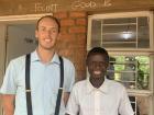 Photo with Form 3 student named Mussah, an Arabic way to say Moses