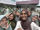 With my students at the English Olympics Day competition