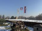 Here I was visiting a fortress in Belgrade, Serbia.
