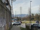 Snow covered mountains you can see while walking through town.