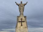 There is a famous statue of Jesus that overlooks Oviedo.