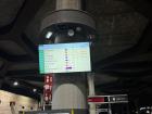 This is the screen showing all the trains delayed at the station.