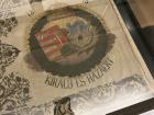 The flag of the Pest National Guard circa 1848 at the Budapest National Museum