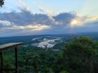 Gorgeous sunset in the Amazon