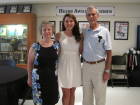 My grandparents and me at a scholarship banquet during my senior year of high school