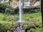 Me at the bottom of Yumbilla waterfall in my region of Peru