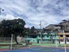The ecuavolley / basketball court at the park