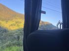 View from the bus window
