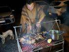 Preparing the asado is an important job!