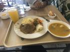 A standard $3.00 almuerzo (lunch) in Quito.