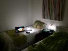 The night I arrived, the power was out. Keep your devices charged!