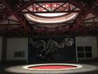 Thanks to beautiful design, lights out didn't disrupt my tour of this beautiful art space.