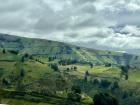 Strips of terrace farmed land on the way to climb Carihuairazo.