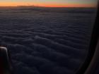 This is my view on one of the plane rides I took to Spain! The sunrise was so beautiful.