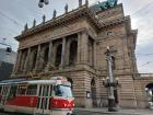 A tram in Prague