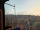 If I'm traveling outside of Prague, I usually take the train.... here's a blurry picture I took on the way to Slovakia!