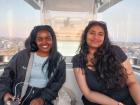Here are two of my roommates: Nia and Diya!