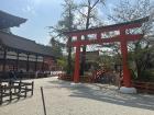 Tori gates and soribashi (arched bridge)