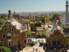 Park Güell in Barcelona, designed by the famous architect Gaudí