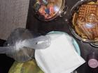 Even a few days after this dinner, we still have a ton of leftovers. Here are some of them on the kitchen table