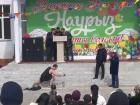 One of the other Americans here had the opportunity to participate in a Nauryz tradition. He attempted to use his hand to break a large animal bone. He didn't succeed and said it really hurt his hand, but it was cool to watch someone from our group try!