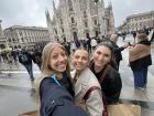 There's lot of piazze (squares), only for walking. This is outside the piazza by the Duomo!