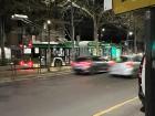 The street outside my house, the bus in the middle is the one I take to school!