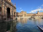 The Plaza de España, one of the most important (and beautiful) structures in Spain, was built in the 1920's for the Ibero-American Exhibition of 1932