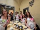 I had a lot of fun learning to cook, like this  pasta class with friends in Florence, Italy