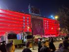 This is a view of the Sevilla FC stadium, Ramon Sanchez Pizjuan Stadium, before a game starts. 