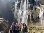Waterfall in Croatia with friends
