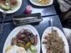 A delicious Ecuadorian meal, enjoyed with friends