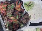 A meal for two: from an Indian grill