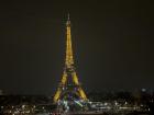The night-time view of the Eiffel Tower--I cannot wait to go back!