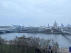 The view of London from inside Tate Modern Museum