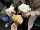 Gelato after spontaneously deciding to visit the Trevi Fountain at midnight my first week in Rome