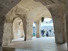 I walked through cave houses and cave rooms in Matera.