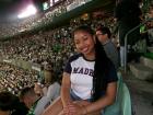I had so much fun at the Real Betis soccer game!