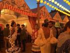 This a photo of La Fería de Abril! The festival is colorful and vibrant.