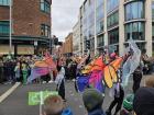 There were so many different dances, these were one of them dressed like beautiful butterflies