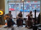 One of the many Irish trad music performances happening in town. This was where I live!