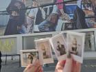 Outside of LE SSERAFIM's 'THE HOT HOUSE' pop-up in Seongsu