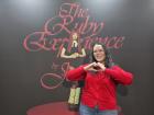 Posing at Jennie's 'The Ruby Experience'