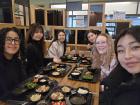 Meeting new people through lunch at a university cafeteria