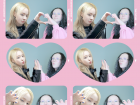 A picture I took at a photobooth at aespa's concert