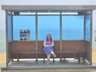 Sitting at the famous BTS Bus Stop last summer