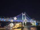 Fireworks near Gwangandaegyo Bridge