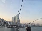 A view of Songdo Beach from a cable car